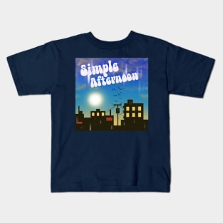 Simple Afternoon in the Busy Metropolitan City Kids T-Shirt